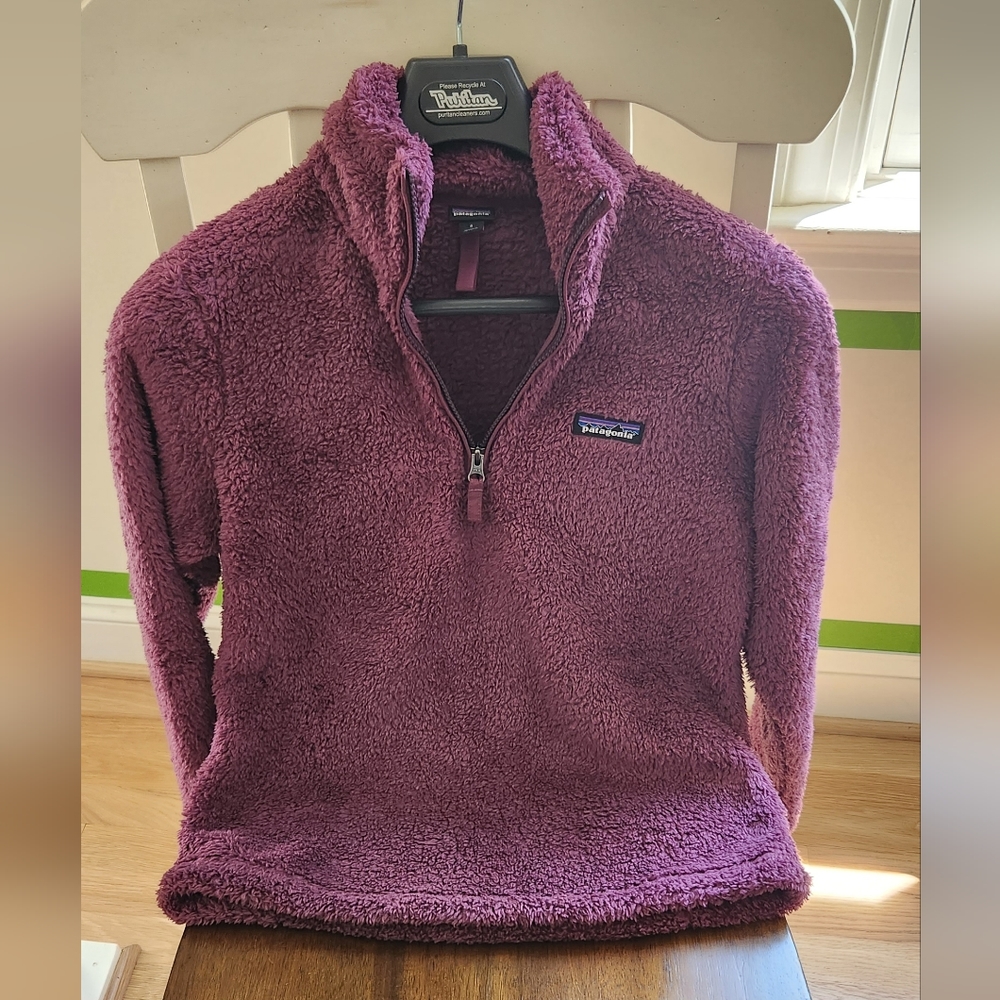 Patagonia Women's fleece los gatos quarter zip pullover - size small
